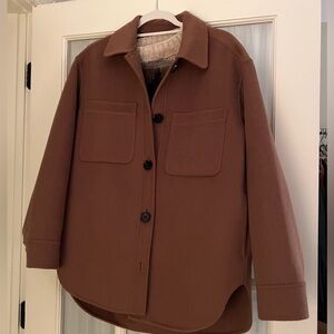 NWT Rails Connie Camel Medium wool / polyester jacket